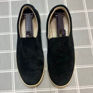 UGG Fierce 1006737 Slip On Sneakers Black Suede Loafers Women’s Size 9 Shoe